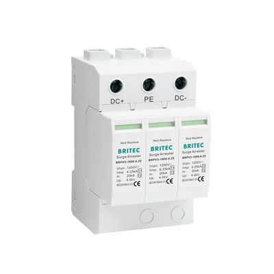 Intercepteur UL94 - V0 protection contre de montée subite de Thermalplastic picovolte la foudre du type 1 +2