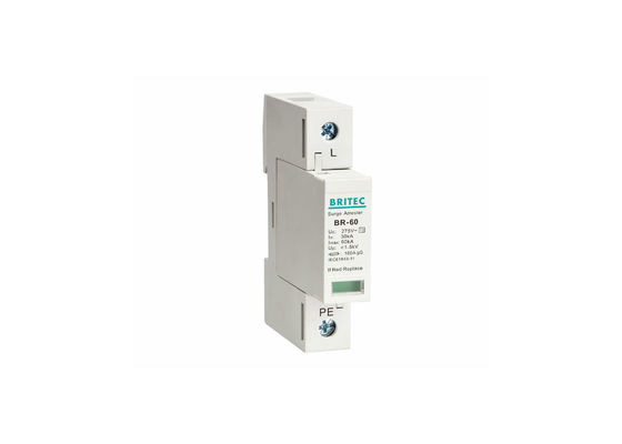 Type monophasé IP20 1 Polonais UL94-V0 - dispositif de protection de 2 montées subites