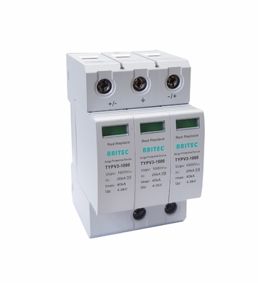 TYPV3 1000 Type 2 Arrestateur de surtension photovoltaïque Dc Protection contre la surtension SPD Dispositif de protection contre la surtension