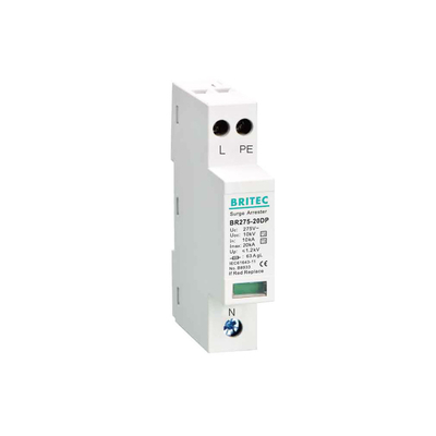 Dispositif de protection contre les surtensions BR-20DP 2P de 10 kV de type 3 pour systèmes à basse tension