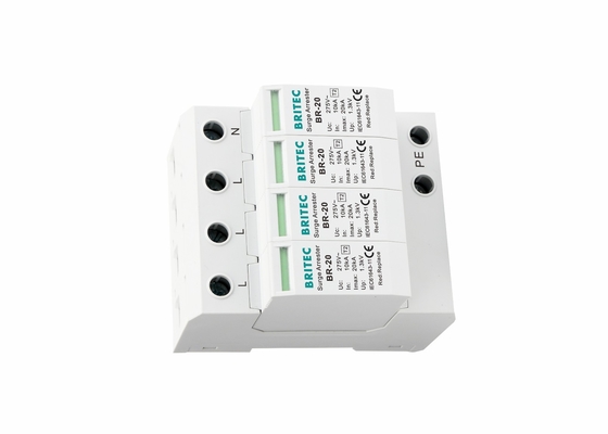 Dispositif de protection contre les orages 20ka 4P