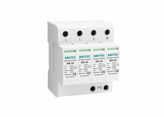 Dispositif de protection contre les orages 20ka 4P