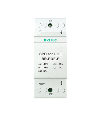 Réseau d'arrêt de surtension de signal Rj45 protection contre les surtensions POE données d'arrêt de surtensions spd Cat6 ligne de protection contre les surtensions NET 6 PoE