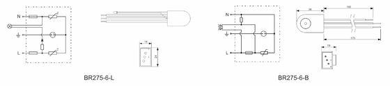 Protection contre les surtensions pour LED 275V Dispositif de protection des luminaires PROTECTION contre les surtensions