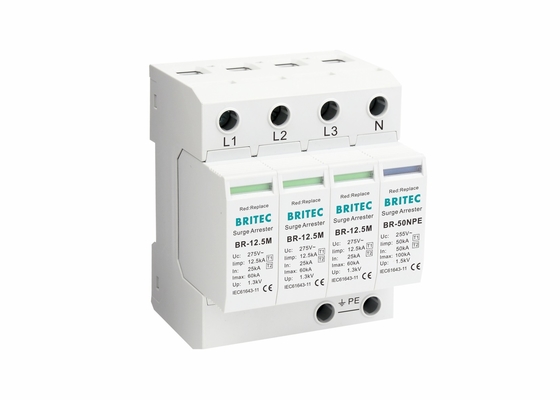 Appareil de protection contre les surtensions de type 1 de classe B+C 12,5 kA