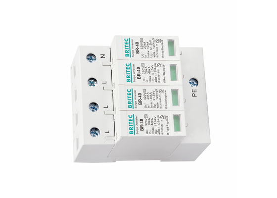 SPD T2 320V 4P 40KA Protecteur contre les surtensions de type 2