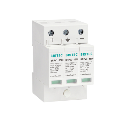 BRPV2-600 600V Dispositif de protection contre les surtensions en courant continu Signalisation à distance arrêt de foudre php solaire arrêt de surtensions spd dc600v php