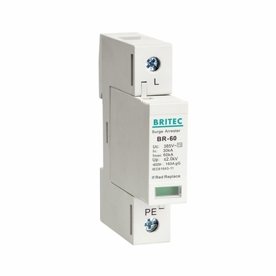 BR385-60 3P SPD de classe II 60kA type 2 Dispositif de protection contre les surtensions