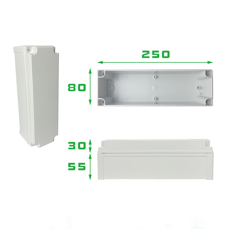 TY-8025085 Boîtes de raccordement électrique extérieures en plastique ABS Projet de jonction IP66
