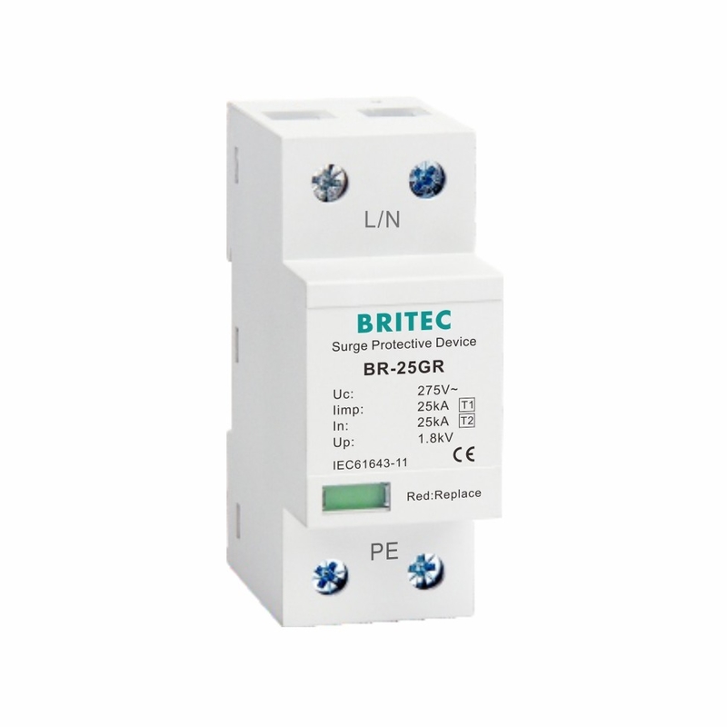 25kA classe I type 1 Dispositif de protection contre les surtensions Protecteur Uc 150V 275V 320V T1