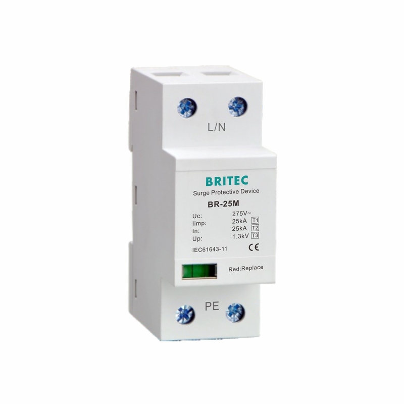 Parasurtenseur 25kA Classe I+II+III 150V 275V 320V 1.3kV T1+T2+T3 10 / 350us