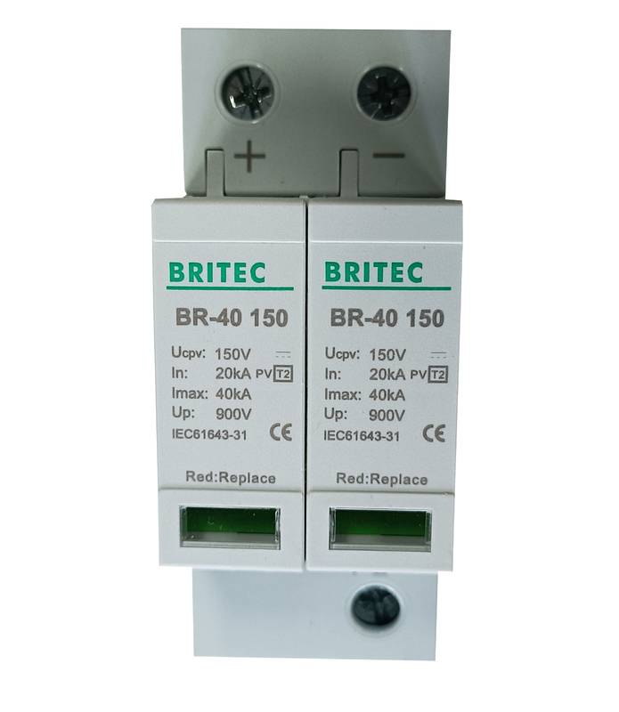 BR-40 150 Arrestateur de surtension photovoltaïque protection contre les surtensions à courant continu dispositif de protection contre les surtensions photovoltaïques SPD