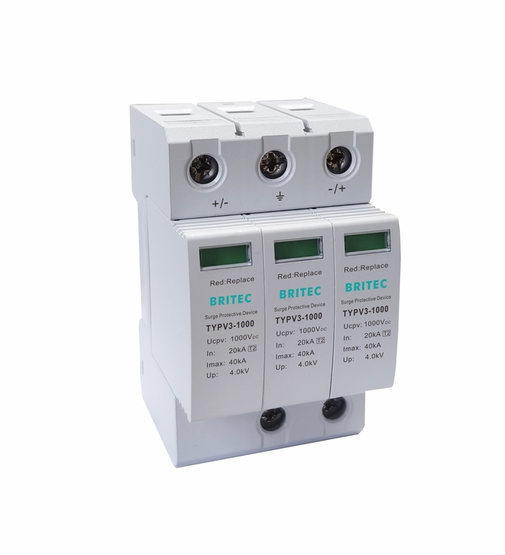 TYPV3 1000 Type 2 Arrestateur de surtension photovoltaïque Dc Protection contre la surtension SPD Dispositif de protection contre la surtension