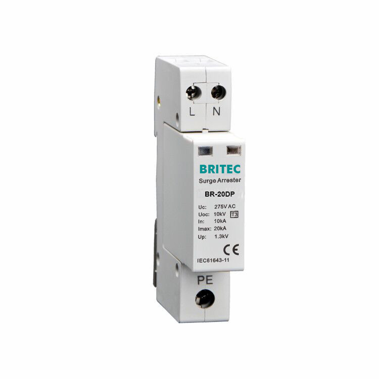 Dispositif de protection contre les surtensions BR-20DP 2P de 10 kV de type 3 pour systèmes à basse tension