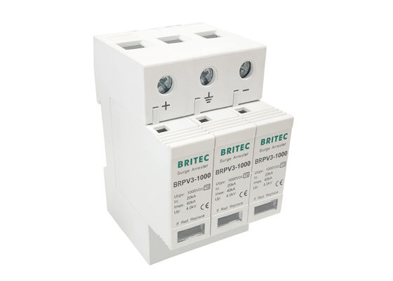 Parafoudres photovoltaïques de puissance de l'intercepteur SPD de picovolte de dispositif de protection de montée subite de C.C 40kA