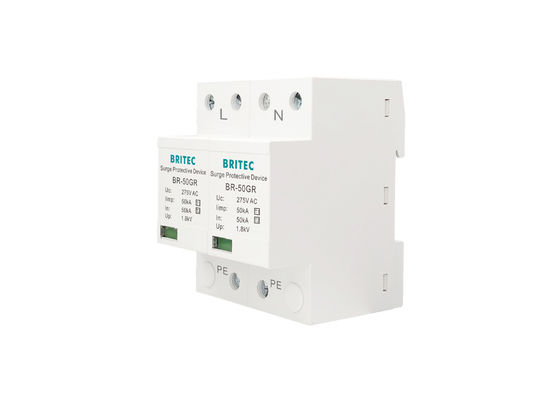 Resteur de surtension de classe I 10/350μs 50KA à phase unique 150V / 275V / 320V
