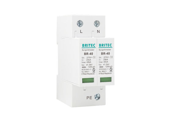 2P Dispositif de protection contre les surtensions de courant alternatif de type 2 à phase unique