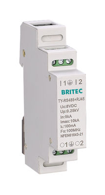 Protecteur de signal de données du gigabit SPD d'Ethernet de protecteur de montée subite du réseau rj45