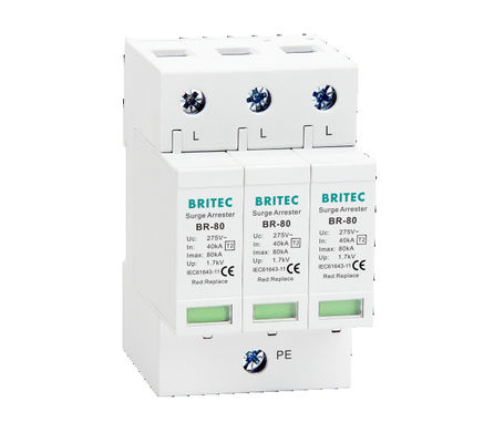 Dispositif de protection contre les surtensions BR-80 2P SPD 275v protecteur contre les surtensions