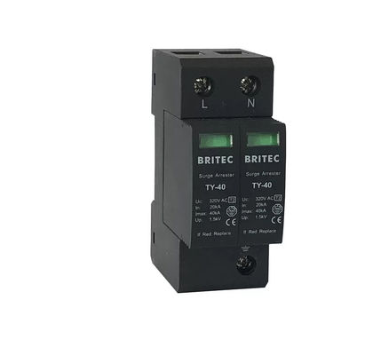 Dispositif de protection contre les surtensions TY-40 3P 275v Protecteur contre la foudre Spd type 2