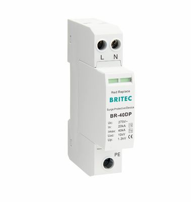 BR-275 40DP 4 275v Dispositif de protection contre les surtensions de tension nominale de type 3 Spd type 2 et 3 spd type 2 et 3 spd