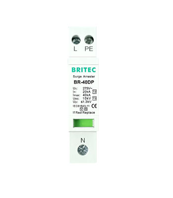 BRITEC BR-40DP 275 3+1P Type 2 Protection contre les surtensions
