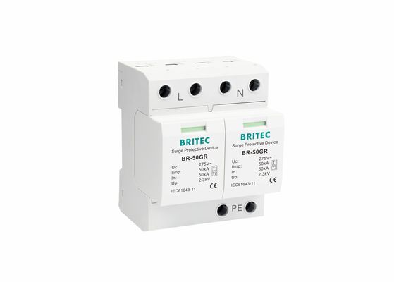 Système de courant alternatif 2P 50KA T1 Dispositifs de protection contre les surtensions