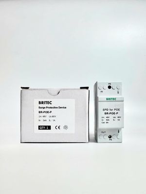 BR-POE-P Signal Surge Arrester surge Arrester réseau de données rj45 surge protection