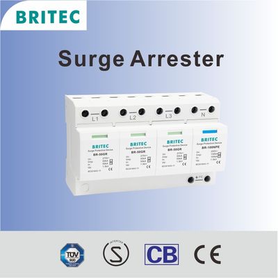 BR-50GR 3+1 Dispositif de protection contre les surtensions spd protecteur contre les surtensions ac type 1 protecteur contre les orages type 1 2 spd