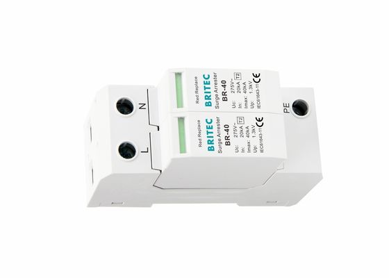 Type d'IP20 320V - parafoudre de dispositif de protection de 2 montées subites 40kA