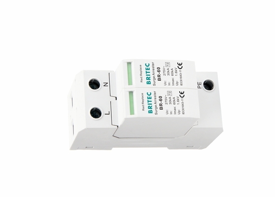 type de 30kA 60kA - puissance 230V/400V BRITEC du dispositif de protection de 2 montées subites SPD