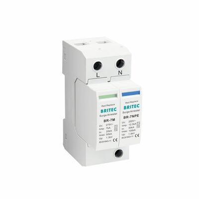 7KA Dispositif de protection contre les surtensions de type 1+2 contre les impulsions de foudre avec montage DIN-rail