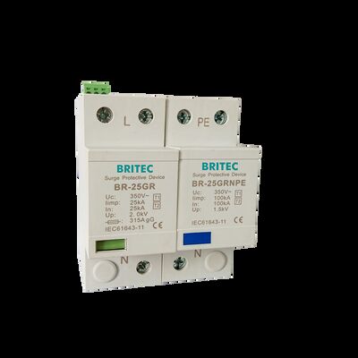 BR-50GR 1+1 Dispositif de protection contre les surtensions de basse tension Protection contre les surtensions de mise à la terre Protection contre les surtensions de puissance