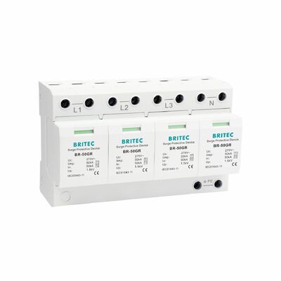 BR-50GR 3+1 OEM ODM parafoudre 50ka Dispositif de Protection contre les Surtensions Électrique Basse Tension Classe 1 Parafoudre type 1 spd Dispositifs de Protection contre les Surtensions pour Basse Tension LV