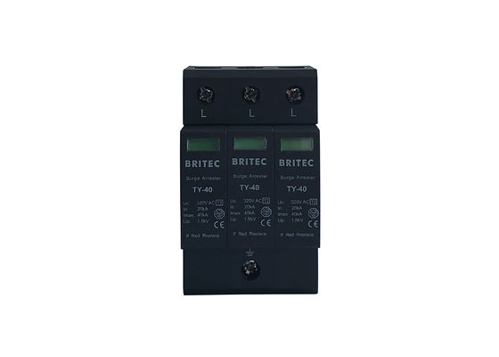Type 3P - 2 SPD 40kA que l'on peut brancher de la classe II du CEI 61643 pour la protection générale