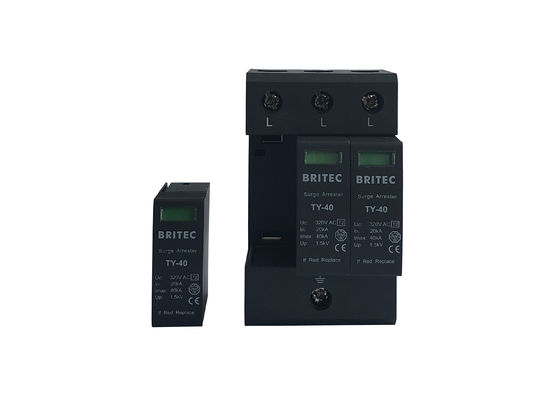 Type 3P - 2 SPD 40kA que l'on peut brancher de la classe II du CEI 61643 pour la protection générale