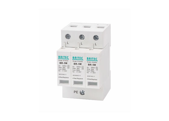 type 1 +2/classe I+II/classe B+C de parafoudres de 5kA 3P 320Vac