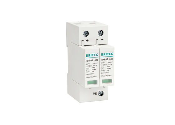 Parafoudre solaire d'intercepteur de montée subite de C.C de la protection contre la foudre de picovolte de protecteur de montée subite 600v