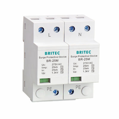 BR-12.5M 3P Type 1 12.5kA 3 phases Surge dispositif de protection SPD Arrester 12.5ka surge suppresseur industriel