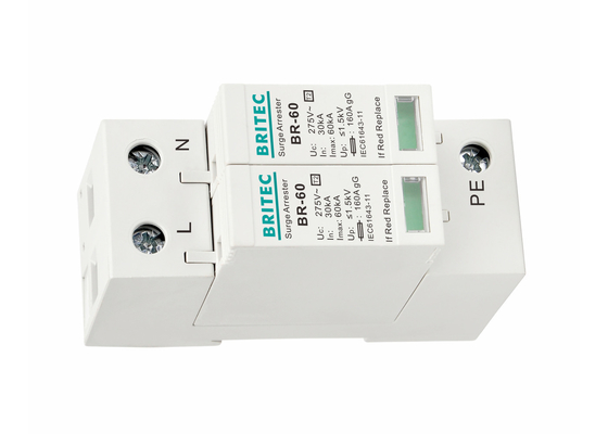 protecteur de montée subite électrique à C.A. monophasé d'intercepteur de montée subite de foudre de la puissance 60ka