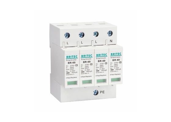 classe du dispositif de protection de surtension du limiteur SPD de la tension 320V 4P II 60KA