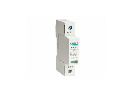 Parafoudre monophasé 20kA 275V Dispositif de protection contre les surtensions pour alimentation basse tension