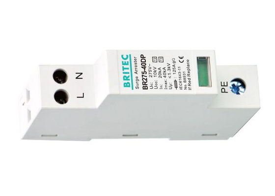 Type de dispositif de protection électrique de montée subite 3 protecteur de montée subite de foudre de 275V 40kA