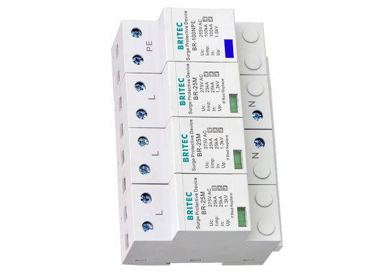 Parafoudre de protection contre les surtensions de puissance de technologie MOV de classe I type 1 B+C 25kA pour systèmes basse tension