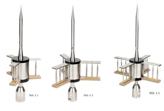 Électro parafoudre 4,3 tôt SUS304 déchargeant le PARATONNERRE de tige