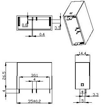 BRPV - bâti SPD de carte PCB de dispositif de protection de montée subite de C.C de 20RS 500V
