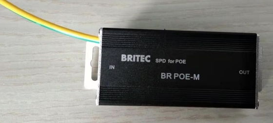 Puissance des télécom RJ45 de protecteur de montée subite de PoE d'Ethernet au-dessus du parafoudre rj45