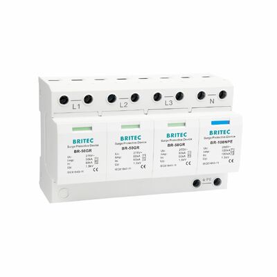 BR-50GR 3+1 OEM ODM parafoudre 50ka Dispositif de Protection contre les Surtensions Électrique Basse Tension Classe 1 Parafoudre type 1 spd Dispositifs de Protection contre les Surtensions pour Basse Tension LV