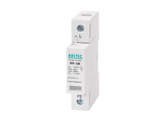 Parafoudre et parasurtenseur 275V AC 5kA Iimp T1+T2 pour systèmes basse tension
